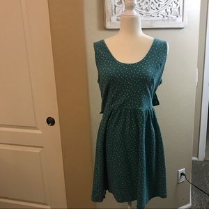 Polka dot sleeveless dress